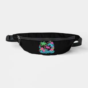 Tropical Neon Flamingo Bum Bags