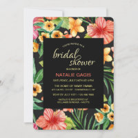 Tropical Night Invitation