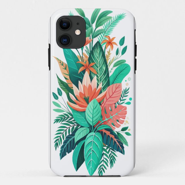 Tropical Oasis Case-Mate iPhone Case (Back)