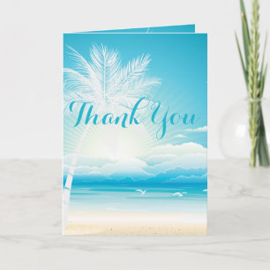 TROPICAL OCEAN DREAMS Thank You Card