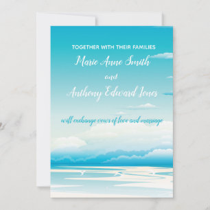 TROPICAL OCEAN DREAMS Wedding Invitation