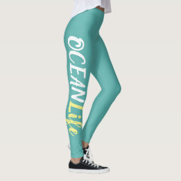 tropical OCEAN LIFE | Leggings