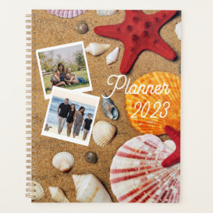 Tropical ocean nautical coastal summer vacation planner
