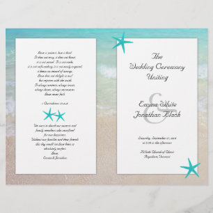 Tropical Ocean Starfish Christian Ceremony Program