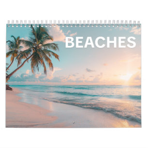 Tropical Ocean Views & Serene Coastal Beaches Calendar