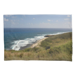 Tropical Ocean Waves Blue Sea Beach Nature  Pillowcase