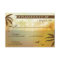 Tropical Orange Scenic Beach Wedding RSVP