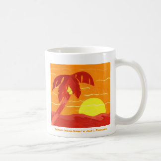 Tropical Orange Sunset Mug