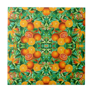 TROPICAL ORANGES TILE