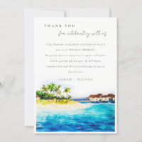 Tropical Overwater Villa Seascape Beach Wedding