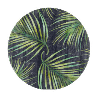 Tropical Palm Cutting Board