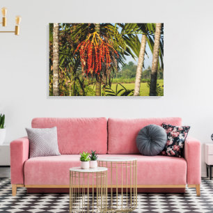 Tropical Palm Fruit Bali - Canvas Wall Art Print