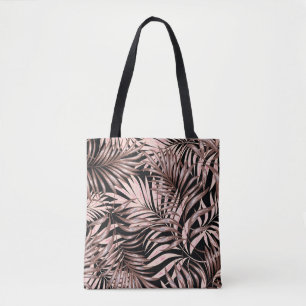 Tropical Palm: Jungle Floral Pattern. Tote Bag