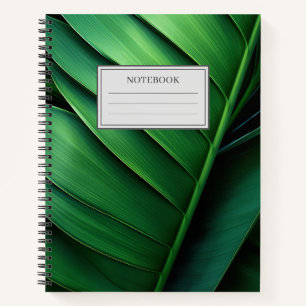 Tropical Palm Leaf Notebook