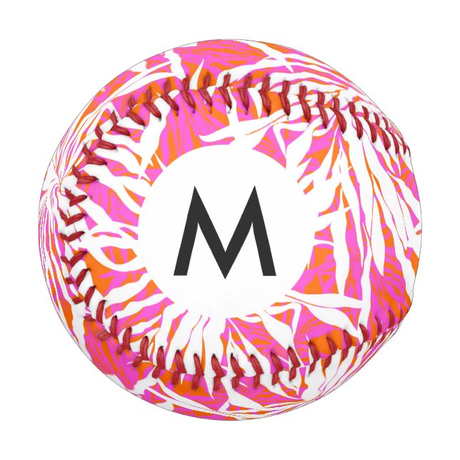 Tropical Palm Leaves Baseball (Front Left)