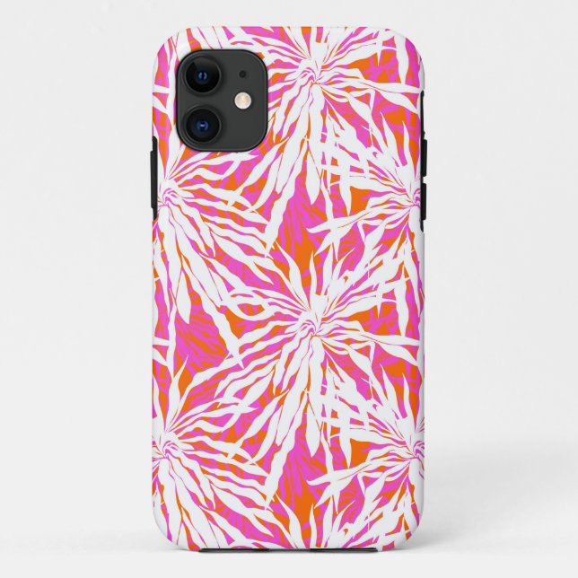 Tropical Palm Leaves Case-Mate iPhone Case (Back)