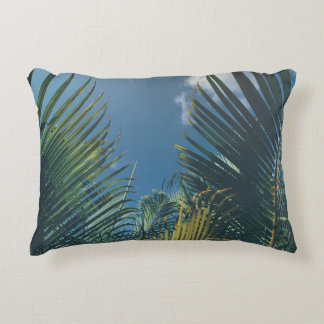 TROPICAL PALM LEAVES DECORATIVE CUSHION
