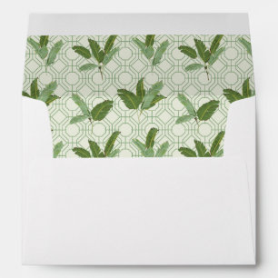 Tropical Palm Leaves Envelopes