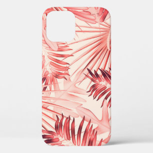 Tropical Palm Leaves, Hawaiian Stylish Pattern. iPhone 12 Case