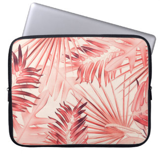 Tropical Palm Leaves, Hawaiian Stylish Pattern. Laptop Sleeve