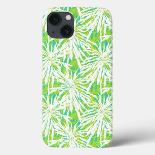 Tropical Palm Leaves Pattern iPhone 13 Case