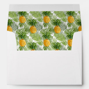 Tropical Palm Leaves & Pineapples Envelopes