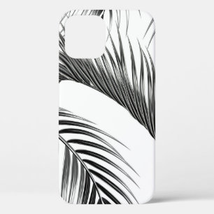 Tropical palm leaves seamless floral jungle patter iPhone 12 case