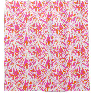 Tropical Palm Leaves Shower Curtain