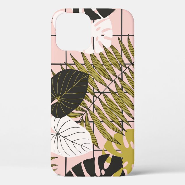 Tropical palm leaves, stylish summer. Case-Mate iPhone case (Back)