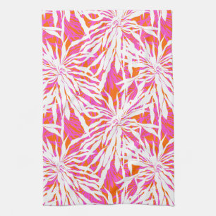 Tropical Palm Leaves Tea Towel