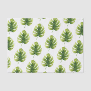 Tropical Palm Leaves Tissue Paper