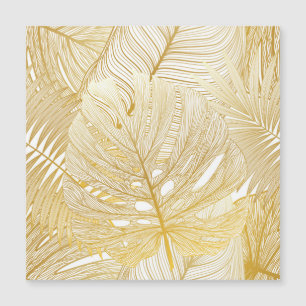 Tropical palm leaves: vintage pattern.