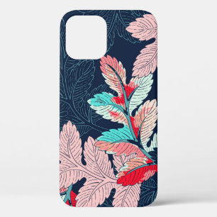 Tropical Palm Leaves: Vintage Pattern iPhone 12 Case