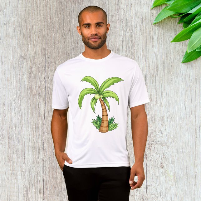 Tropical Palm Tree Beach and Island Vibes  T-Shirt (Creator Uploaded)