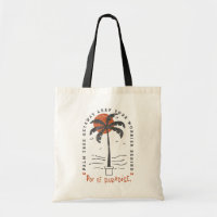 Tropical Palm Tree Beach Vibes Summer Sun Retro