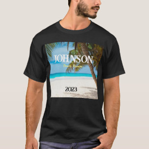 Tropical Palm Tree Family Reunion Tee- Customise T T-Shirt