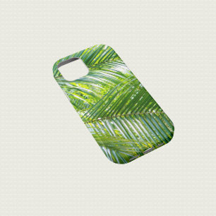 Tropical Palm Tree Leaves iPhone 13 Case