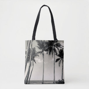 TROPICAL PALM TREE ON THE BEACH TOTE BAG