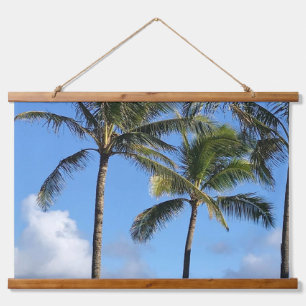Tropical Palm Trees 36"x26" Hanging Tapestry