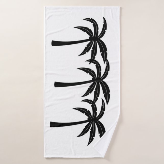 Tropical Palm Trees Bath Towel (Bath Towel)