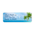 Tropical Palm Trees Beach Address
