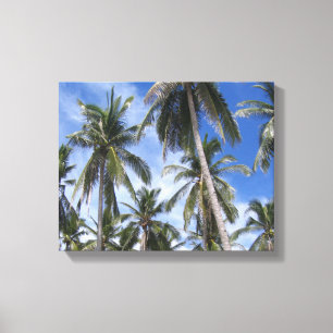 Tropical Palm Trees Canvas Print