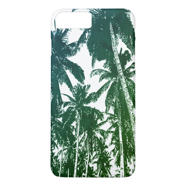 Tropical Palm Trees Case-Mate iPhone Case (Back)
