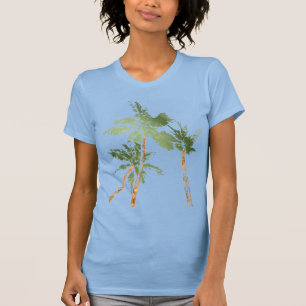Tropical Palm Trees Coconut Palms Hawaii T-Shirt