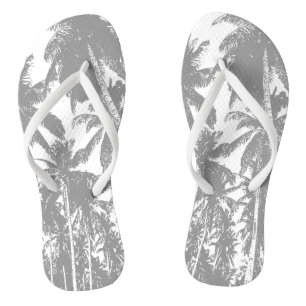 Tropical Palm Trees Design Jandals