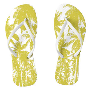 Tropical Palm Trees Design Jandals