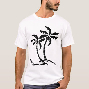 Tropical Palm Trees Graphic Beach Vacation Summer T-Shirt