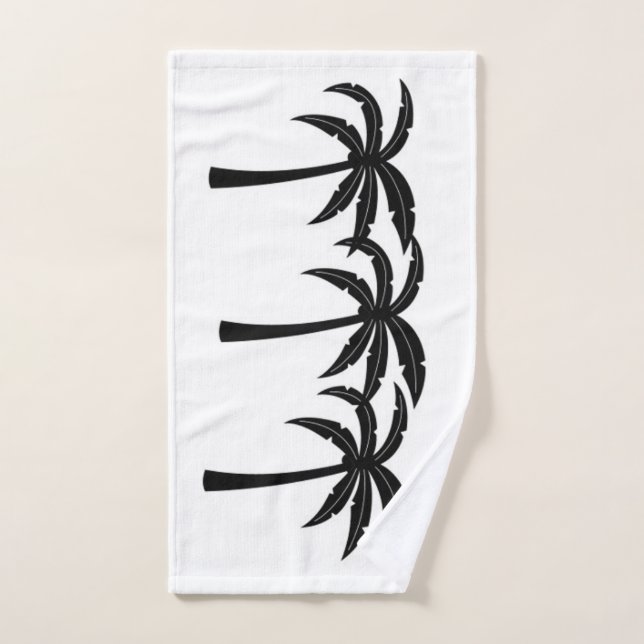 Tropical Palm Trees Hand Towel (Hand Towel)