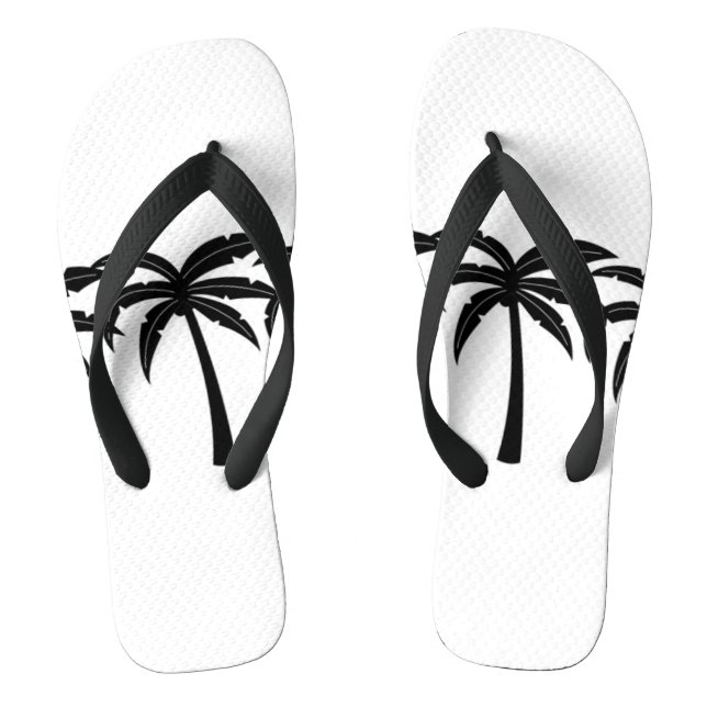 Tropical Palm Trees Jandals (Footbed)