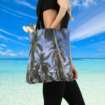 Tropical Palm Trees. Ladies